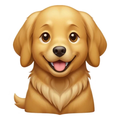Cinematic Comical Golden Retriever Portrait Emoji, Head tilted dramatically with an exaggeratedly amused expression, featuring a vibrant golden coat with a lively sheen, wide, expressive brown eyes filled with playful disbelief, Simplified yet hilariously expressive features, highly detailed, glowing with a slightly sassy glow, high shine, dramatic yet playful, stylized with an air of cheeky mischief, bright and endearing, soft glowing outline, capturing the essence of a spirited and over-the-top companion, so meme-worthy it feels like it could side-eye its way into internet fame instantly! sticker