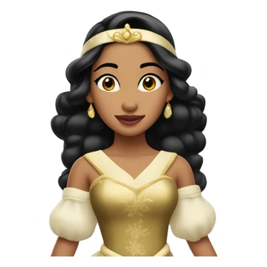 Disney Princess Jasmin Chrismas Look  sticker