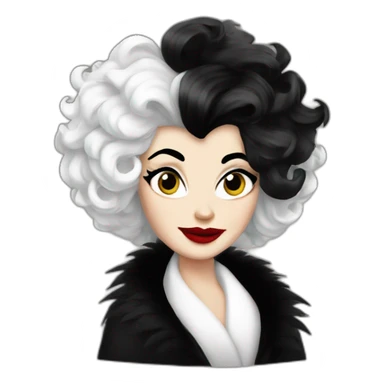 cruella de vil sticker