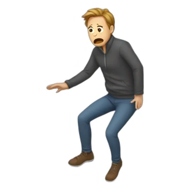 Man trapped in bird's body sticker