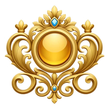 Royal Fancy Deluxe Deco Icon Logo Insignia Symbol sticker