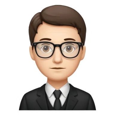 teacher in a formal attire sticker