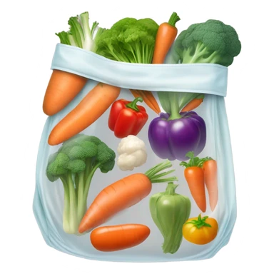 vegetable in a bag sticker