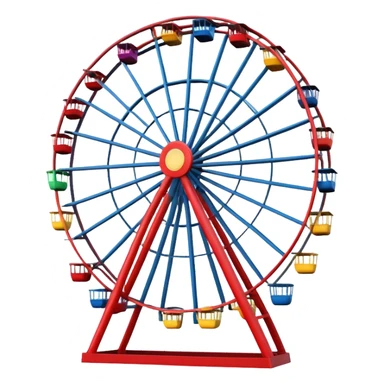Ferris wheel sticker