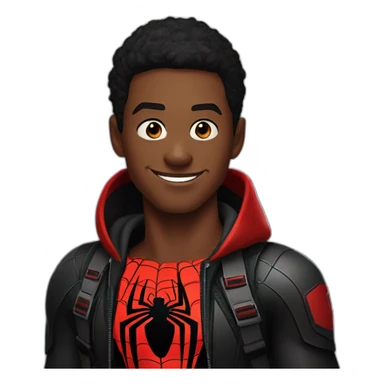 Spiderman miles morales sticker