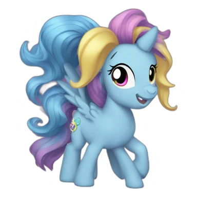 the four my little pony of apocalypse sticker