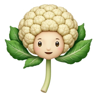 Polliflower.  It is a cauliflower floret with skinny arms and legs and a heart. sticker