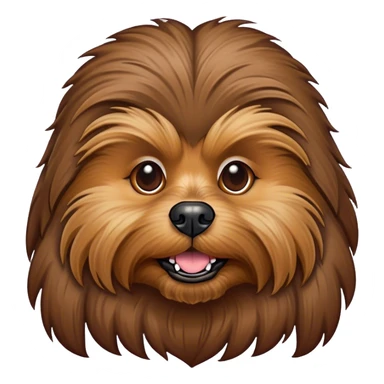 Chewbacca as a dog sticker