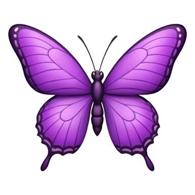 Borboleta roxa sticker