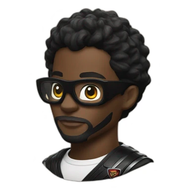 Black Panther kfc sticker