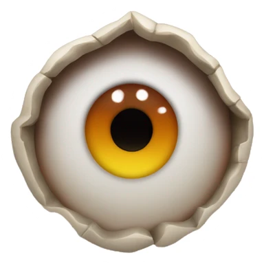 Barbon ojos de fuego salivando sticker