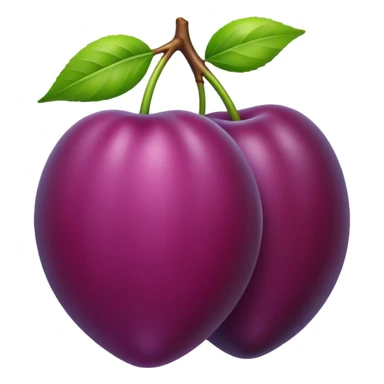 Plum sticker