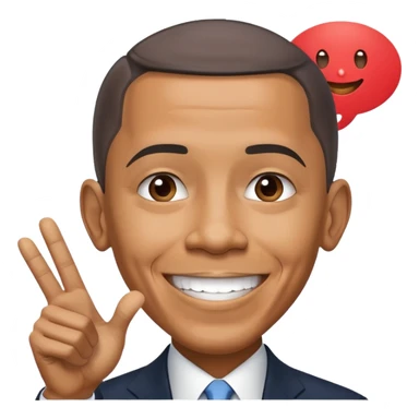 Barack Obama con una nube de dialogo diciendo "Come on!" sticker