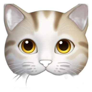 Sweet cat wishing "Goodnight" sticker