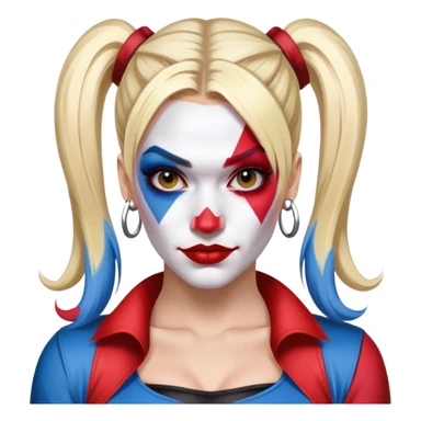 Gwen Stefani in Harley Quinn style sticker