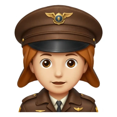 pilot hat sticker