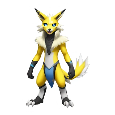 Lombax-Renamon-Zeraora full body sticker