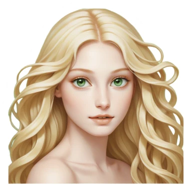 Cinematic Realistic Rapunzel Portrait, with porcelain-like skin featuring a subtle, natural glow, illuminated by soft lighting that brings out the gentle contours of her face. Her long, golden blonde hair cascades in detailed waves, each strand highlighted with a radiant shimmer as it catches the light. Her bright, expressive green eyes exude curiosity and warmth, framed by delicate lashes and soft, arched brows. Her expression is playful and vibrant, with a gentle smile. She is dressed in her classic lavender and pink gown, the fabric textured with delicate folds that flow naturally, catching the light with a soft, radiant glow. The portrait captures a luminous, enchanting aura, seamlessly blending realism with a whimsical, fairytale charm, evoking a timeless sense of beauty and magic. sticker