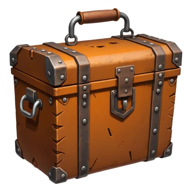 coffre avec de la ferraille cuivre  post apo survie loot  sticker