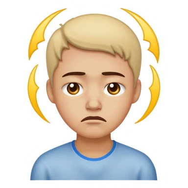 Sadness - feeling of sorrow or unhappiness sticker