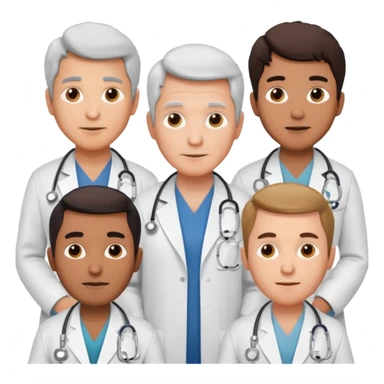 5 doctor staff all men make the differ in age sticker