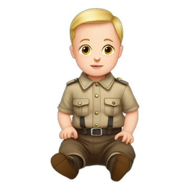 adolf-baby sticker