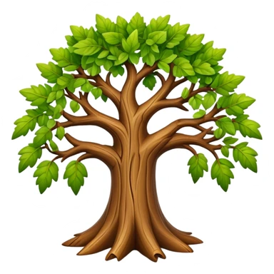 generate realistic detailed ale tree in 3d style sticker