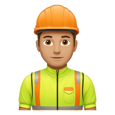 Cyclist with hi-vis vest, while cycling sticker