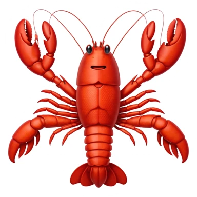 Lobster with tampon sticker