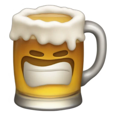 Chat qui boit un bierre sticker