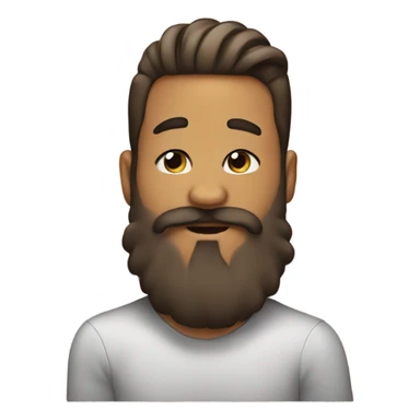 gay kiss one with beard sticker