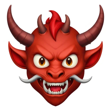 genera immagine di un diavolo sticker