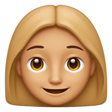 A smiling face with barely open eyes. sticker