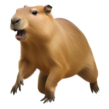 capybara doing a spectacular breakdance sticker