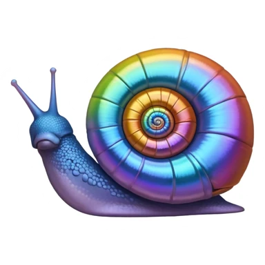 colorful snail shell sticker