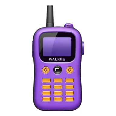 purple walkie talkie emoji sticker