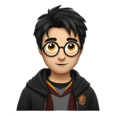 Harry Potter with scar sticker