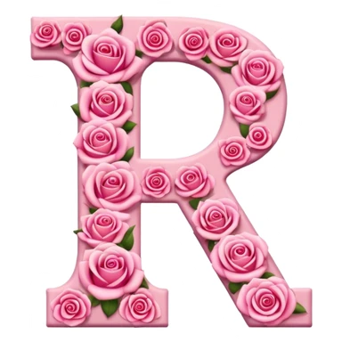 Roses alphabet kekeli sticker