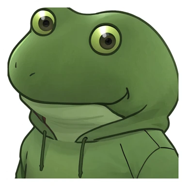 Dog  wearing hoodie ￼ sticker