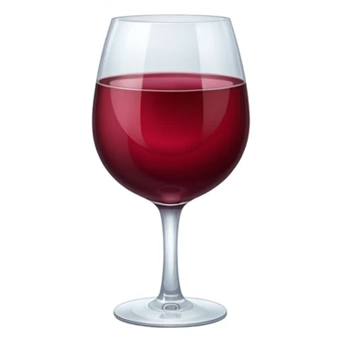 glass of wine  sticker