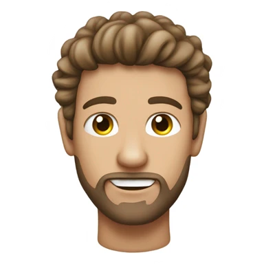 Ein Mann mit kurzen Haaren, Bart und Nasen Piercing der den Mittelfinger zeigt sticker