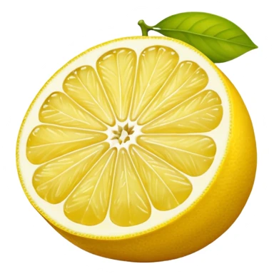 lemon cut in half  sticker