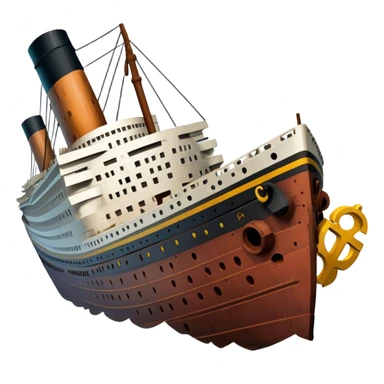 the wreck of the titanic sticker