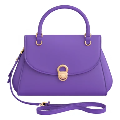 Purple goth purse sticker
