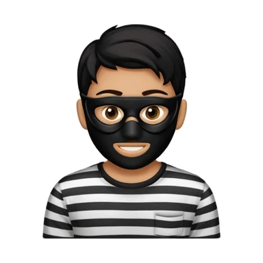 Emoji del ladron sticker