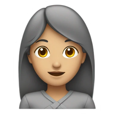 mujer contando sticker