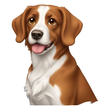 brittany spanile dog animai sticker
