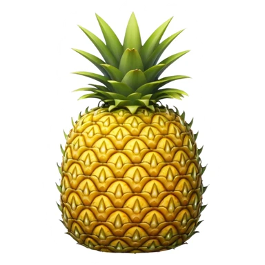 pineapple with the crown down sticker