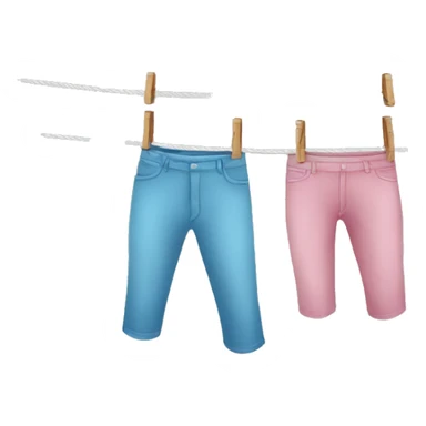 folding clothes line  sticker