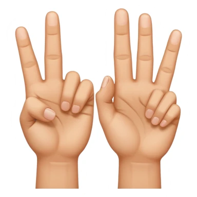 Le signe du rappeur Jul, avec les 2 mains: pouce sur le côté et index et majeur levés. Mis côte à côte, formant les lettres JUL sticker